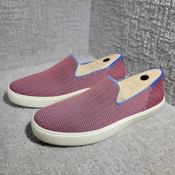 Rothy’s The Sneaker Women's Size 10 US Tangerine Triple Stitch Slip On Shoes - Picture 1 of 12